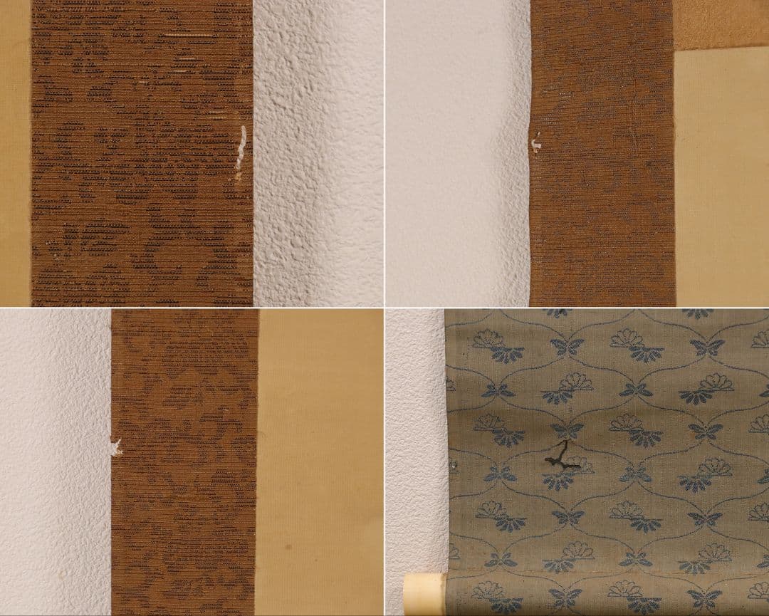 【模写】日本画 江戸後期 土佐光孚「子の日画賛」絹本 三幅対 掛軸 M784