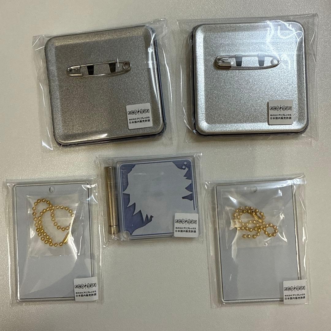 鬼滅の刃 モクテルバー 冨岡義勇 グリッター 缶バッジ チャーム