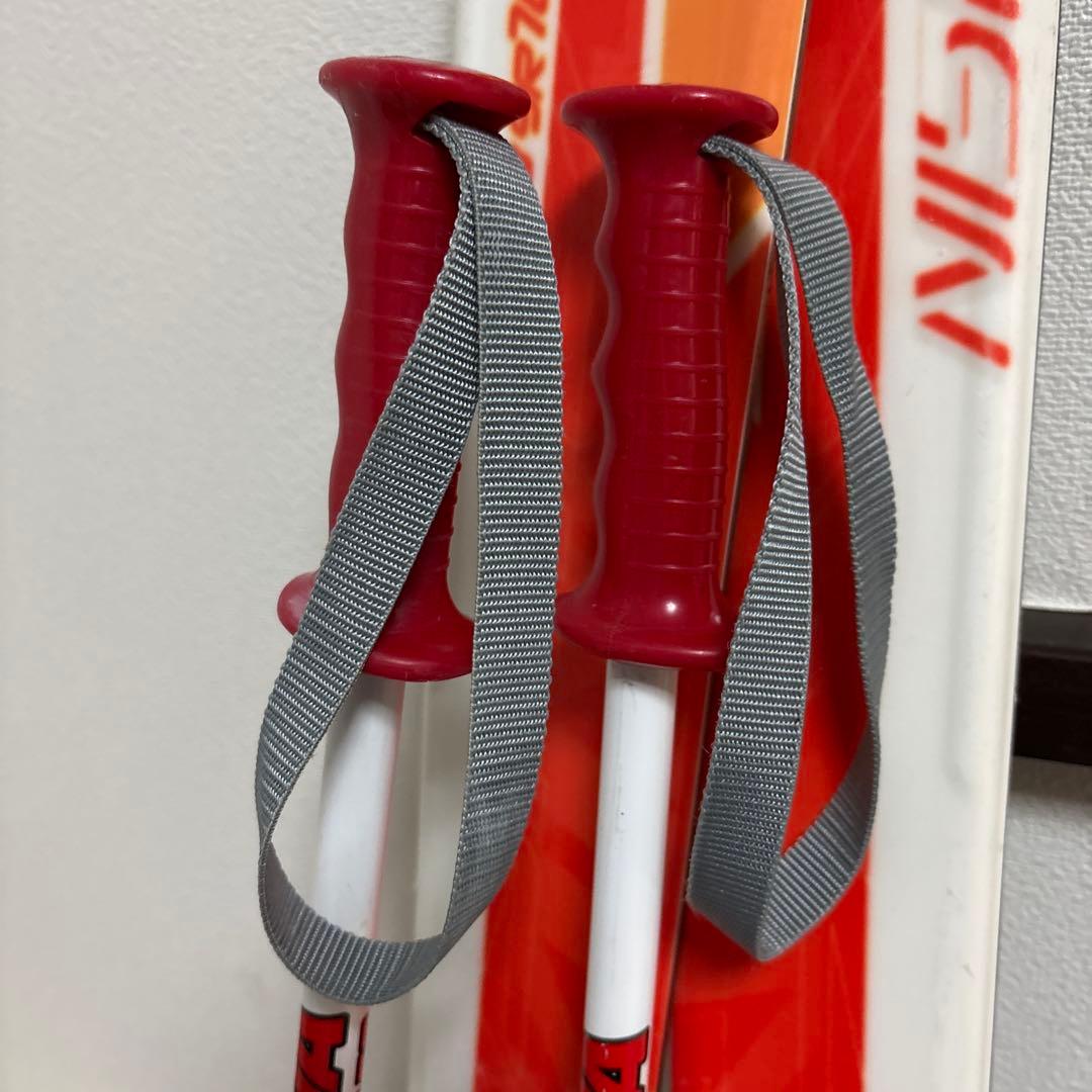 簡易メンテ済 NISHIZAWA 130 靴22cm スキーセット ※ブーツ再掲