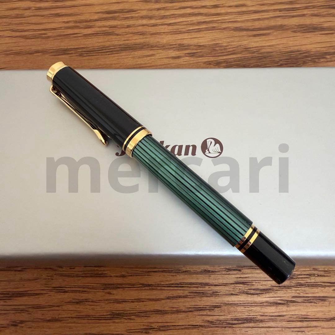 【貴重・廃盤】Pelikanペリカン万年筆m300緑縞