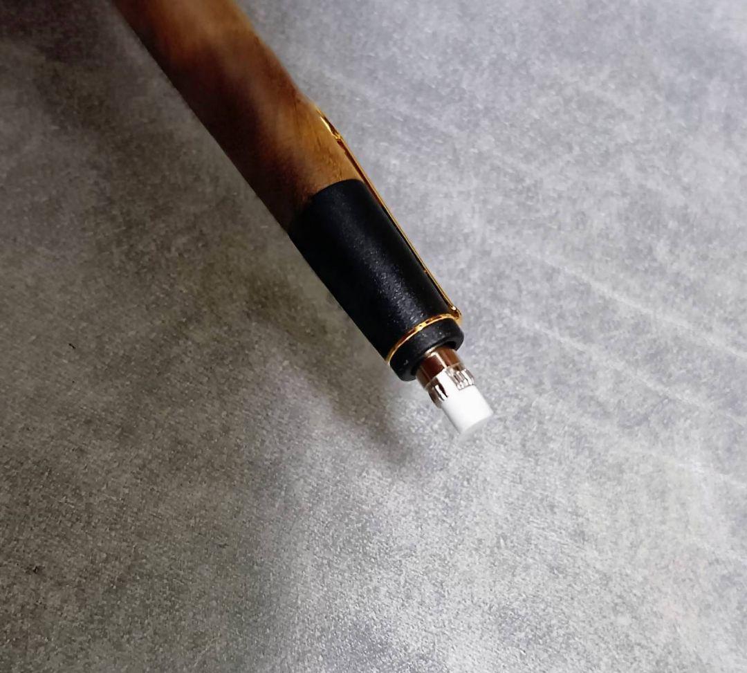 ボナンペン　木軸　真鍮　シャープペンシル 　マーブルウッド　野原工芸お好きな方へ