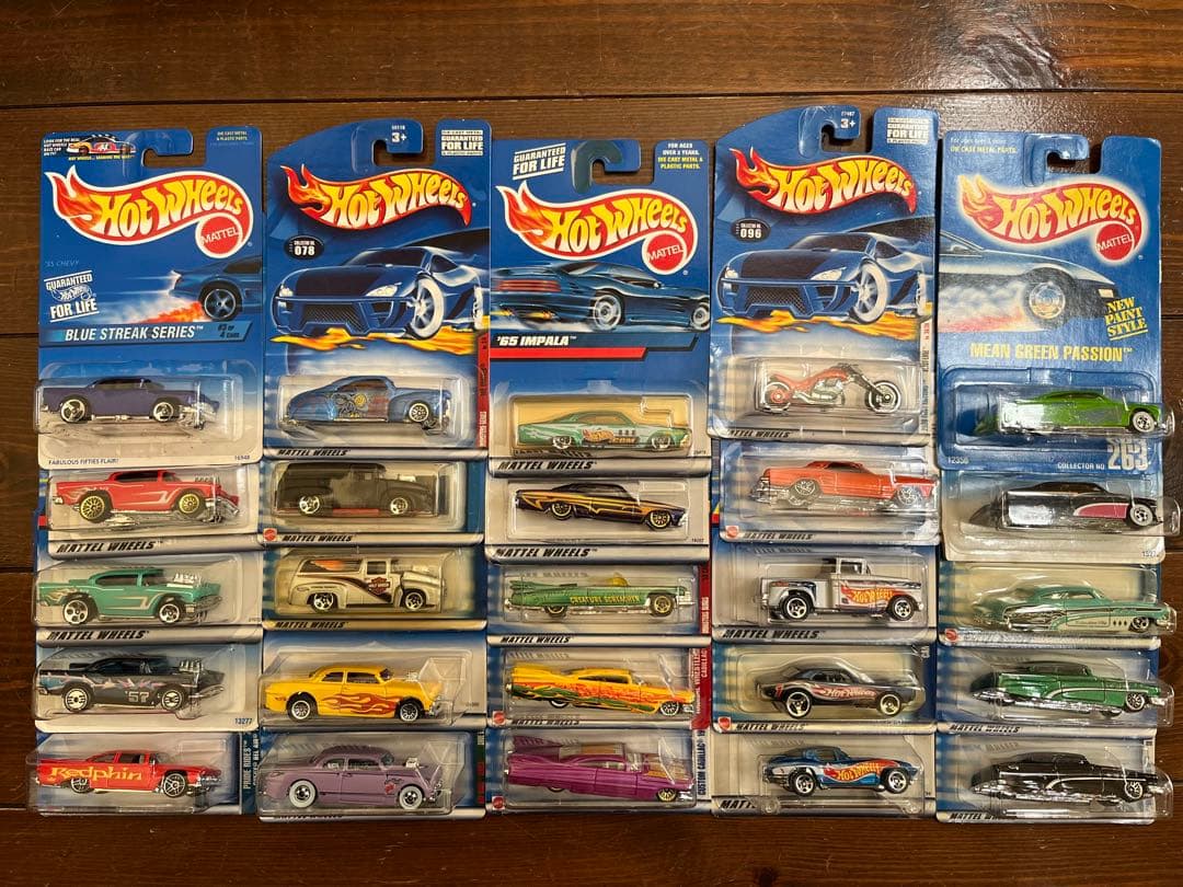 ホットウィール ミニカーセット 人気車種限定　25台