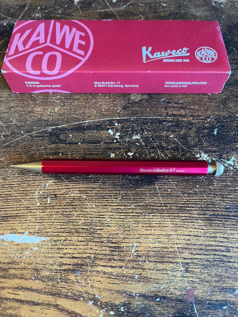 早い者勝ちKaweco Collection 0.7 レッド 箱あり