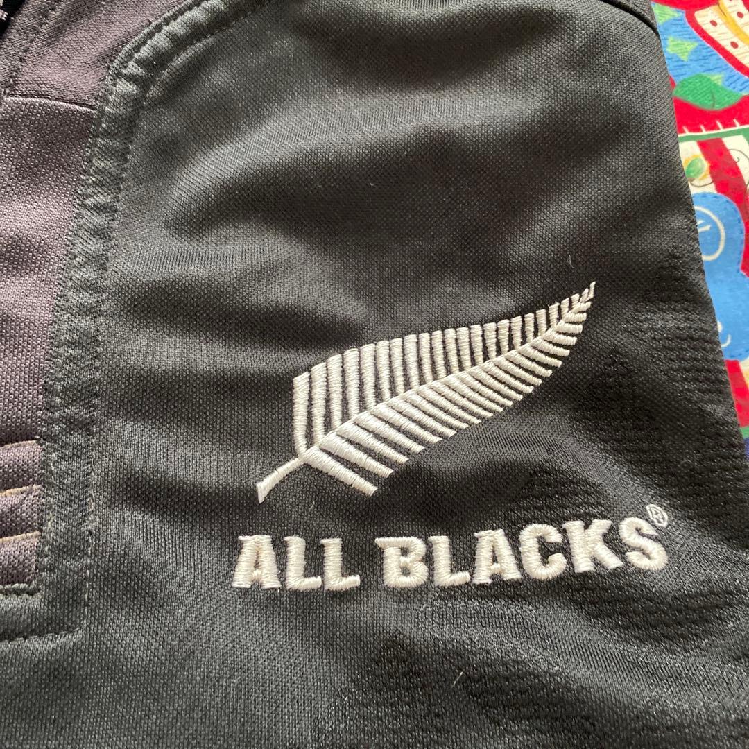 adidas ALL BLACKS ラガーシャツ S☆レア☆中古☆NＺで購入