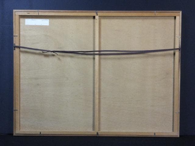 高橋信一　直筆サイン『老松』木版画 0109G