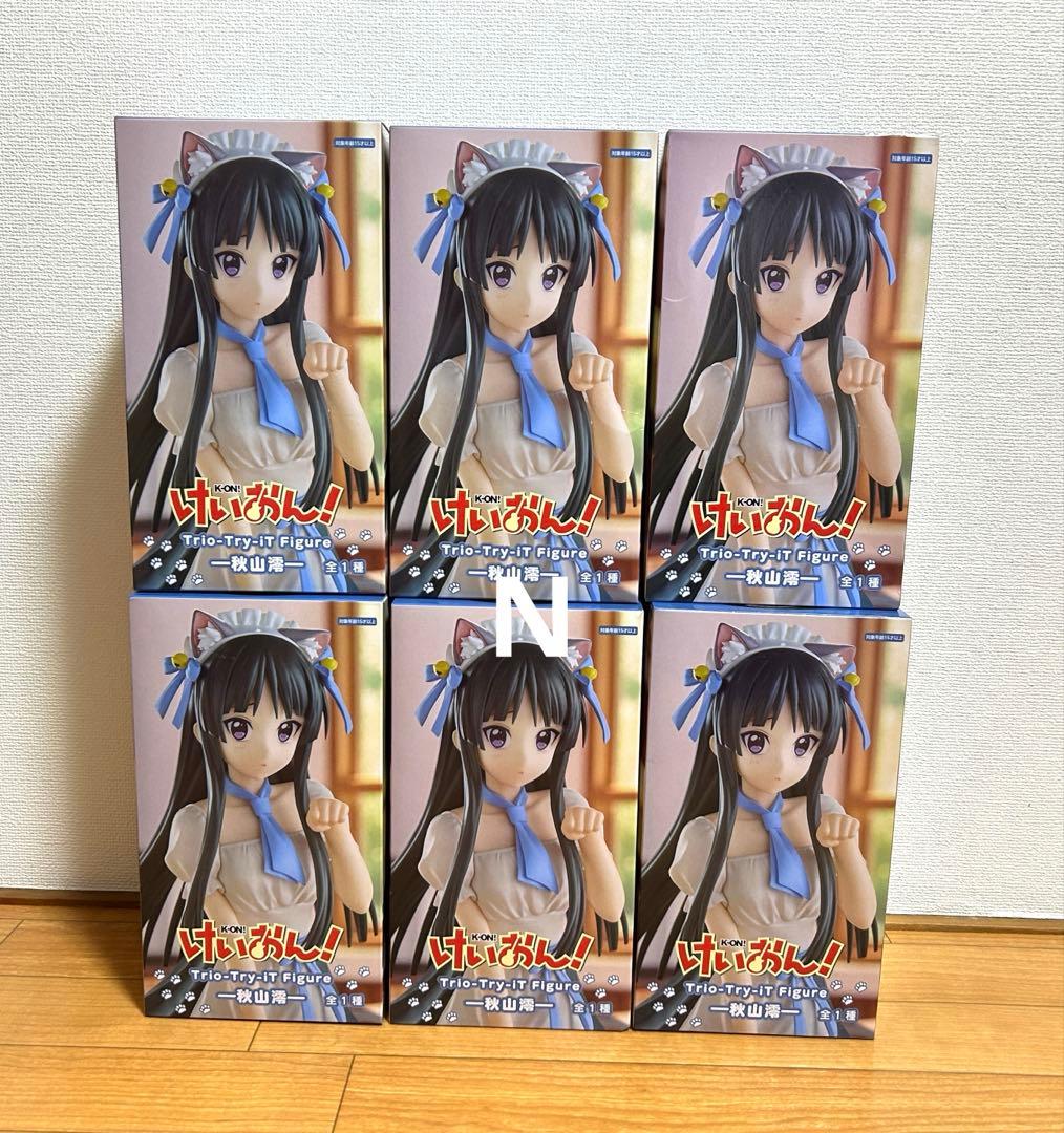 けいおん! 秋山澪 Trio-Try-It Figure フィギュア　6個