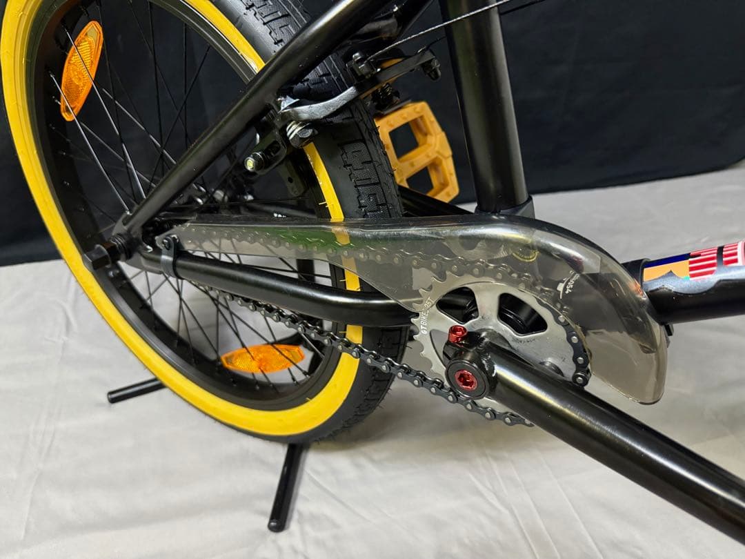 台湾製 GT BMX 自転車 20インチ イエローパーツ カスタムモデル