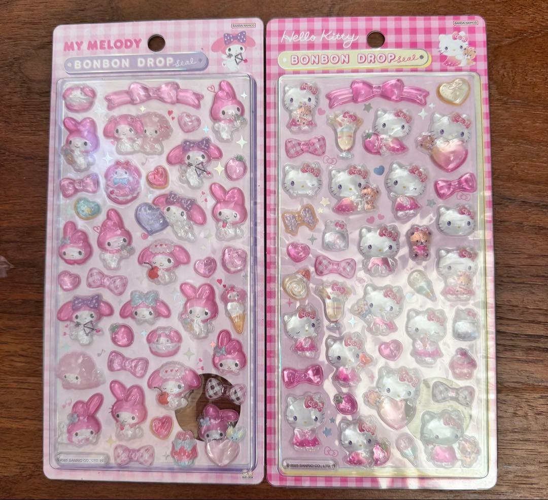 ボンボンドロップシール6種+プチドロップステッカー3種+うるちゅる＋他3種