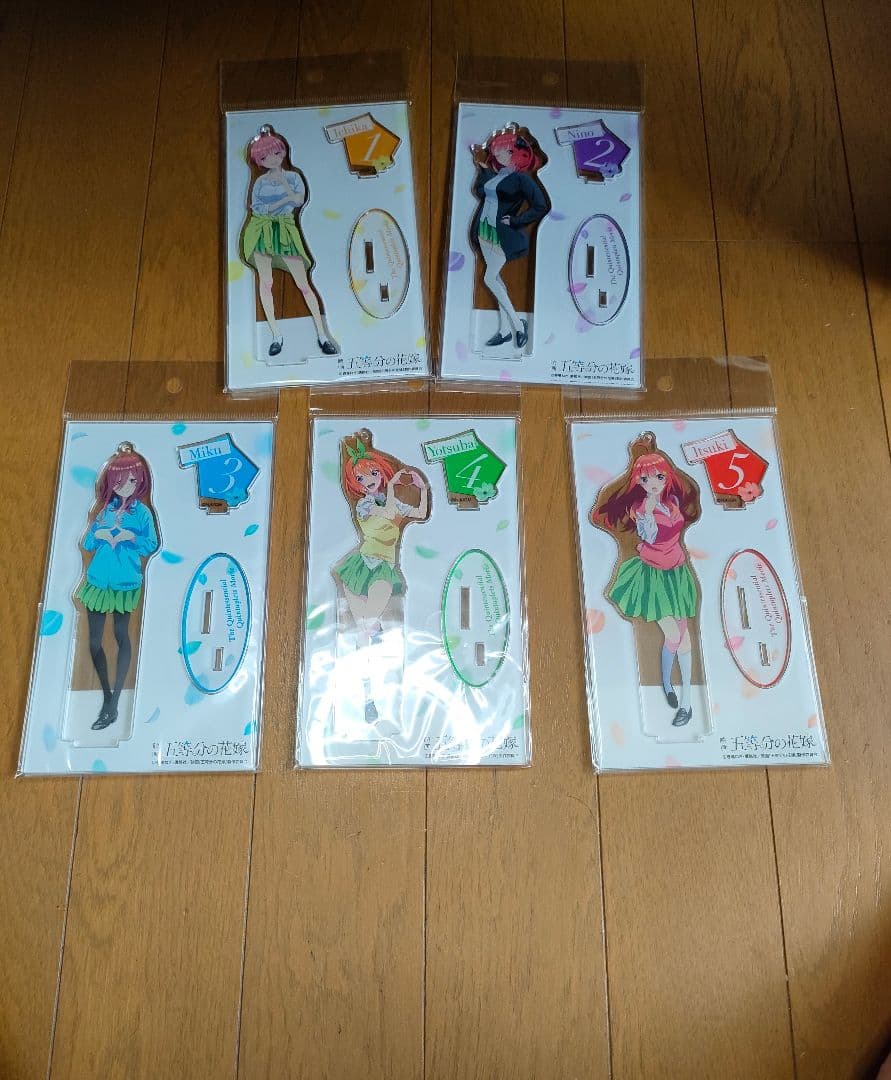 映画　五等分の花嫁 劇場限定アクスタ 明治コラボミニアクスタ コンプリート