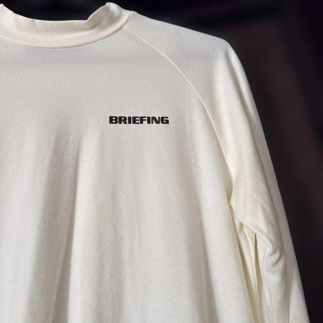 BRIEFING 長袖シャツ クリーム