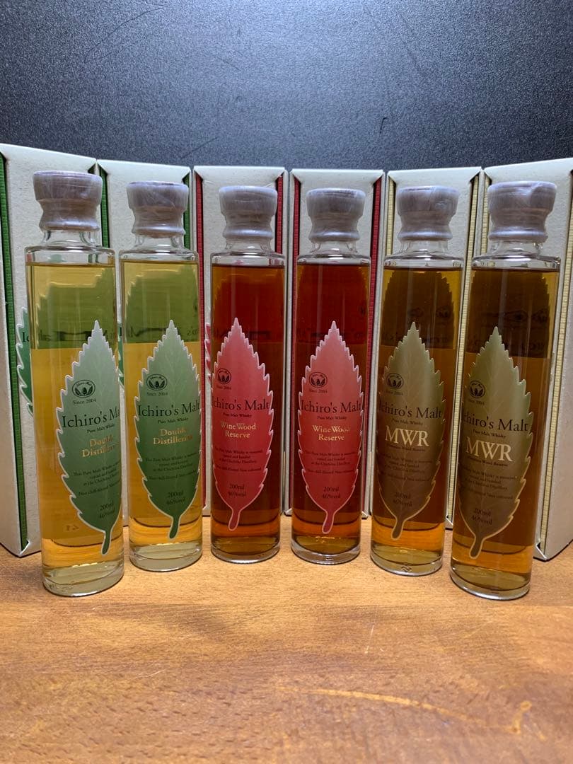 イチローズモルト200ml 旧BOXタイプ3種、6本