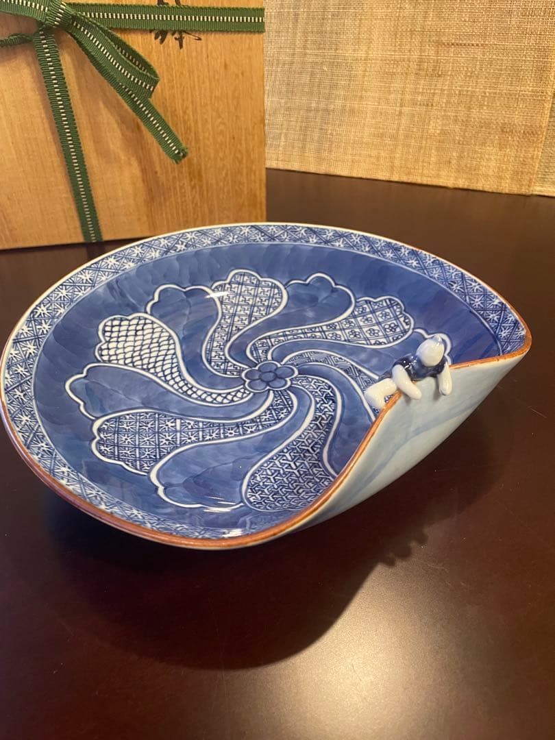 未使用品　茶道具　祥瑞　一閑人鉢　菓子鉢　藤城