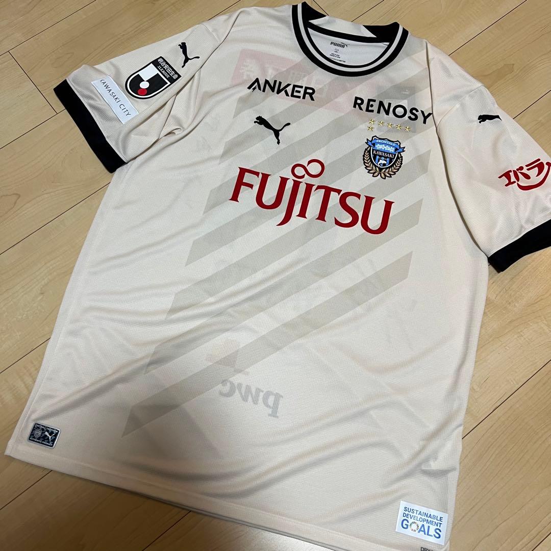 【新品未使用タグ付き】正規品2023川崎フロンターレ No.14脇坂泰斗AWAY