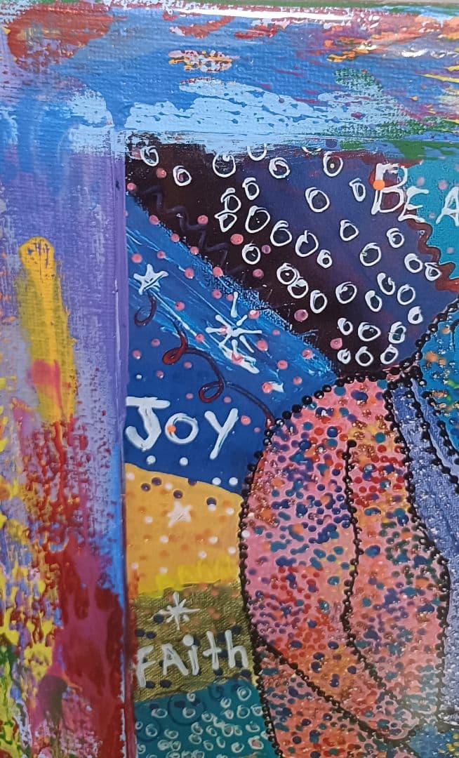 【 RA superstar 】2017年制作 ジャズ風アート(直筆サイン入り)