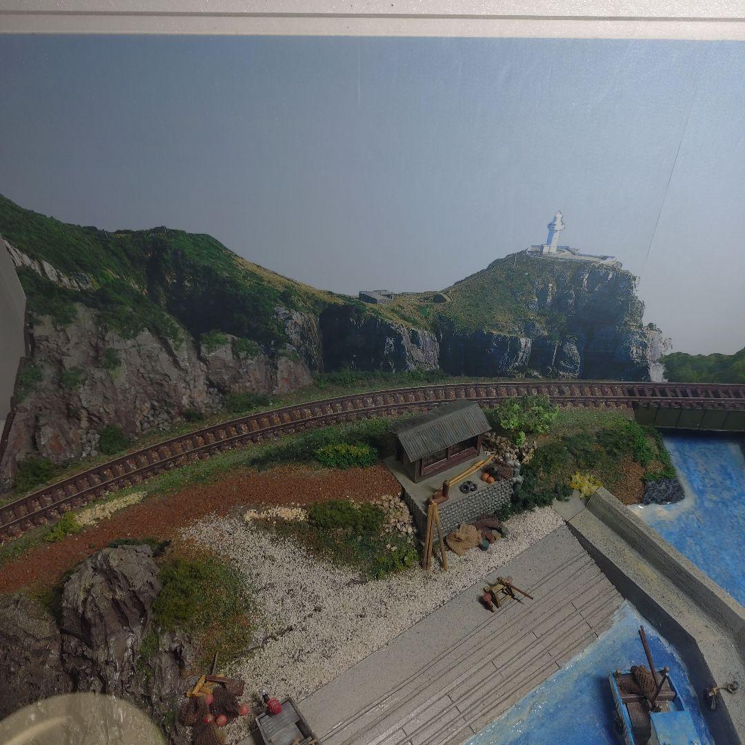 ジオラマ【36✕26✕21cm程度】　Nゲージサイズ?　レール幅（9mm程度）