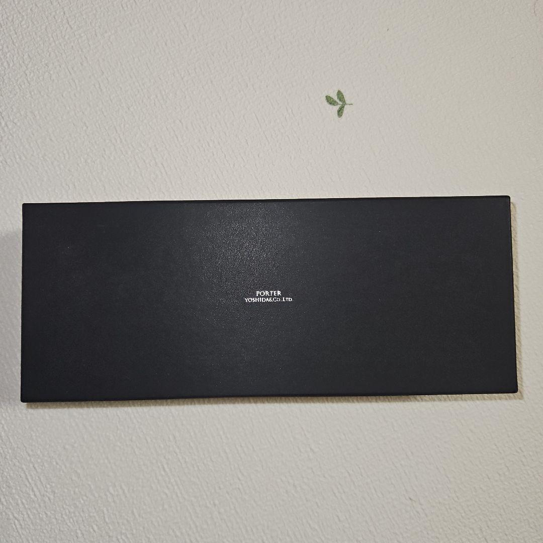 PORTER ダークブラウン レザー ペンケース