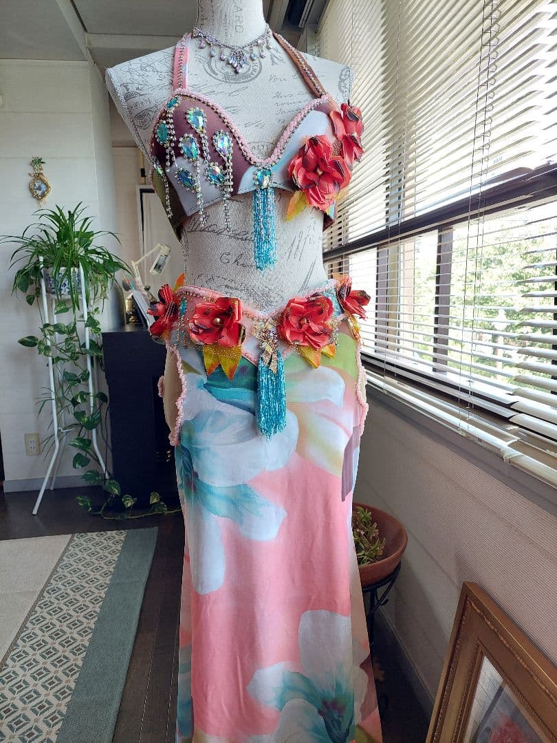 ベリーダンス衣装トロピカル