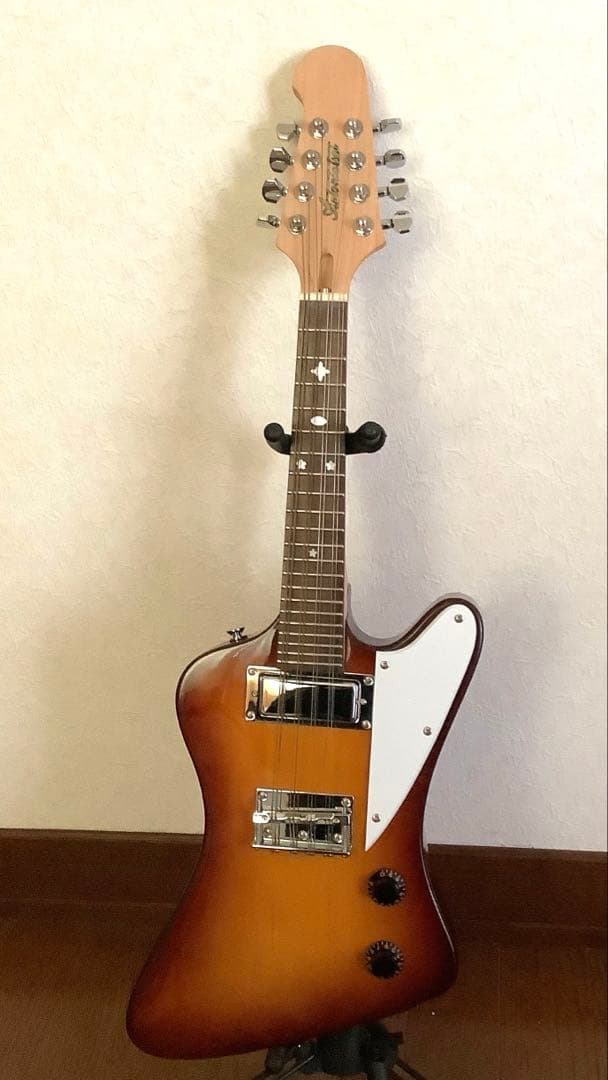 AntonioTsai エレクトリックマンドリン−8弦　ソフトケース，スタンド付