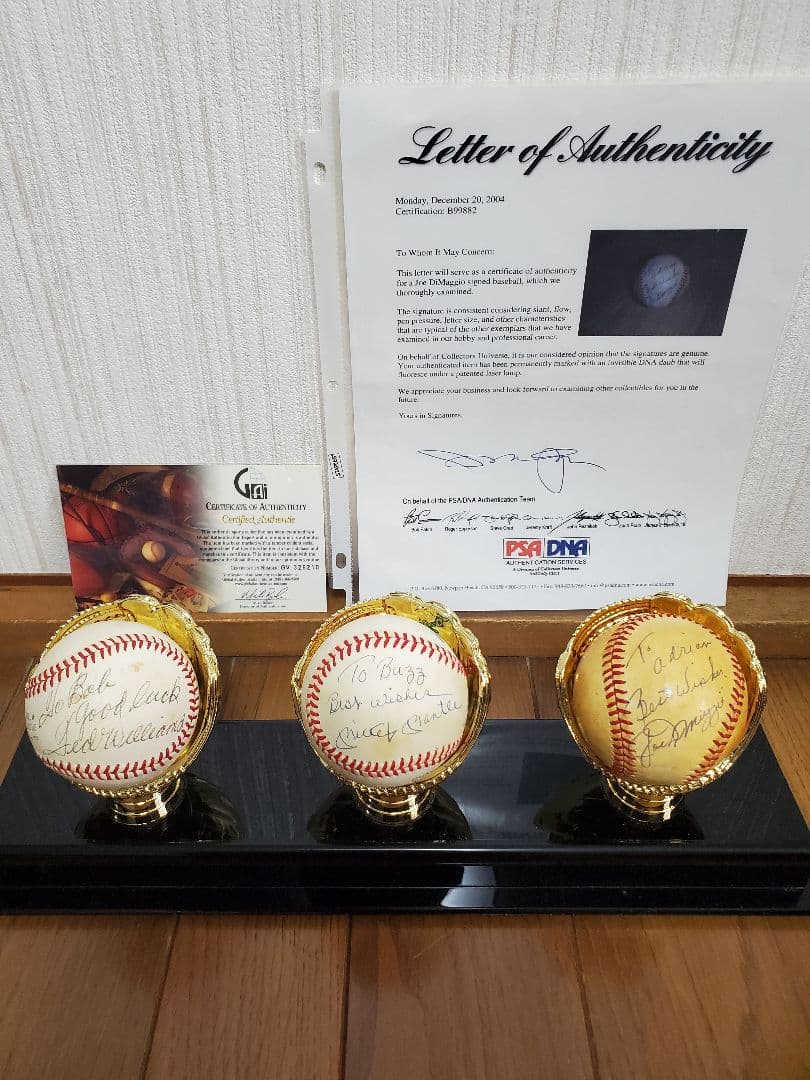 【超希少】★テッド・ウィリアムズ直筆サインボール(レッドソックス)★