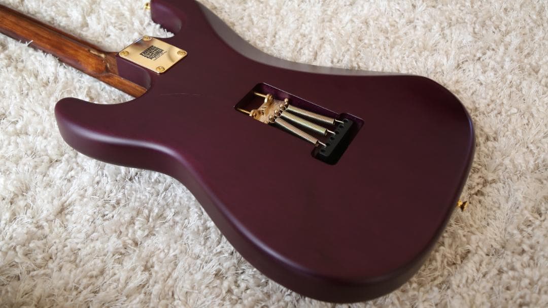 Warmoth パープルバースト　ストラト　Fender USA ネック