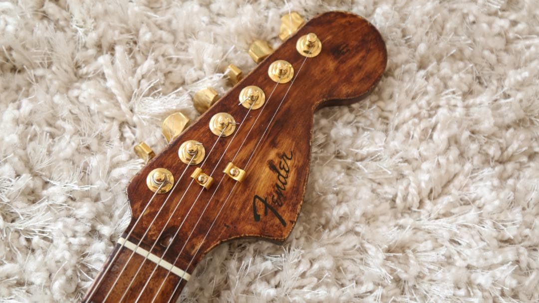 Warmoth パープルバースト　ストラト　Fender USA ネック