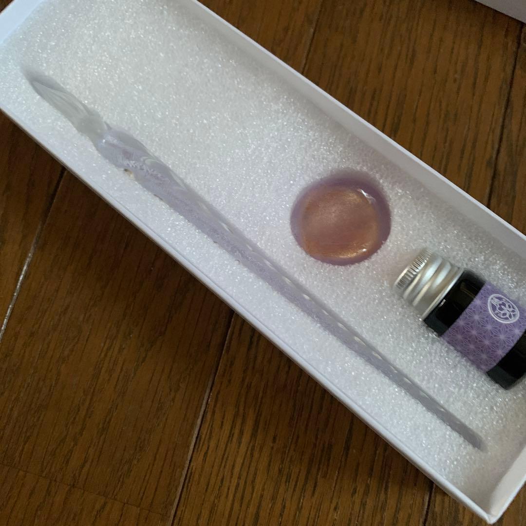 KADOKAWA 紙屋ふじさき記念館　ガラスペンセット