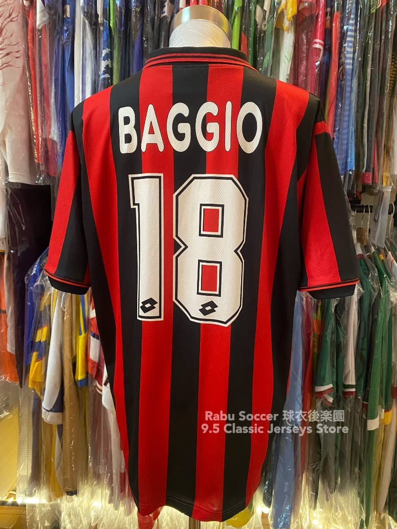 ACミラン 96/97 ホーム ユニフォーム #18 バッジョ 選手仕様