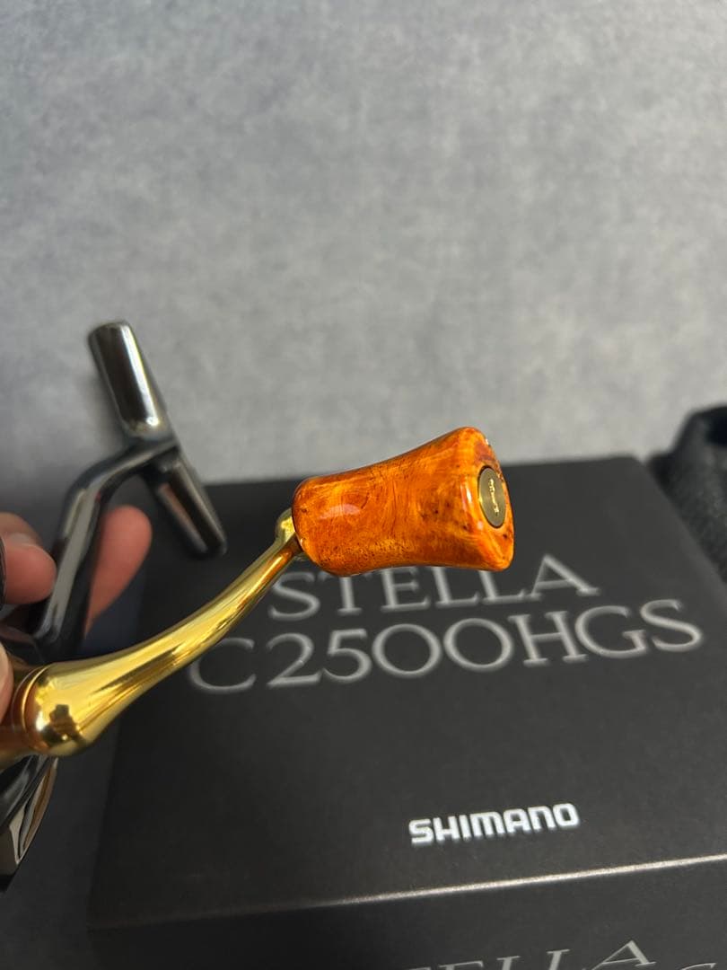 釣りのやま　シマノ　14 ステラ　C2500HG 花梨ノブ