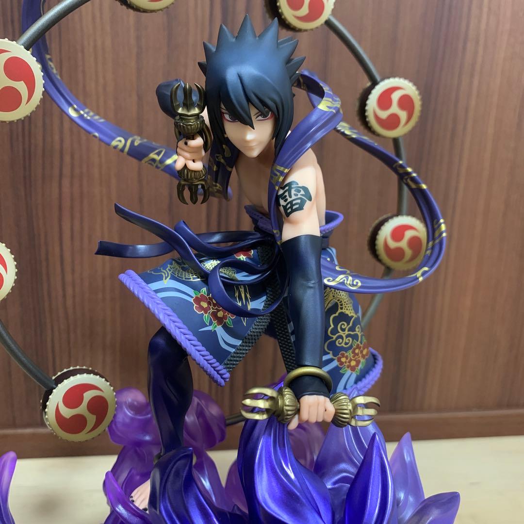 NARUTO G.E.M.シリーズ うちはサスケ 雷神 フィギュア