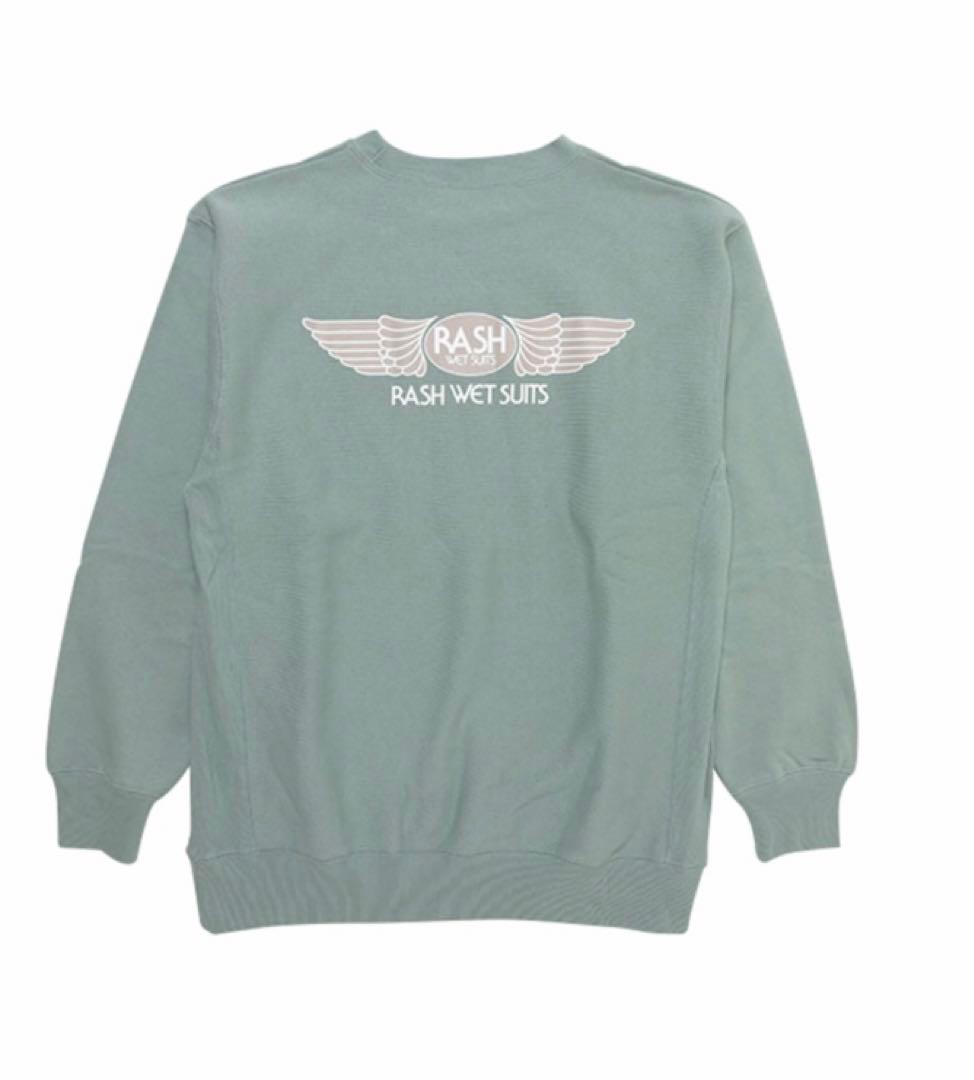 2025 RASH 羽バッククルーネックスウェット 新品