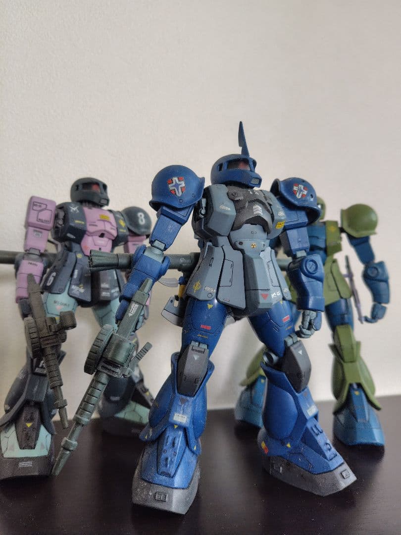 完全塗装版　完成品　3点セット　MG ザクI　全種類 コンプリート　旧型ザク