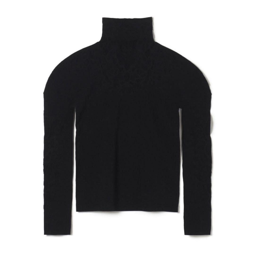 長袖　ハイネック バレエ　ヨガ　社交ダンス　ベリーダンス　スケート　黒