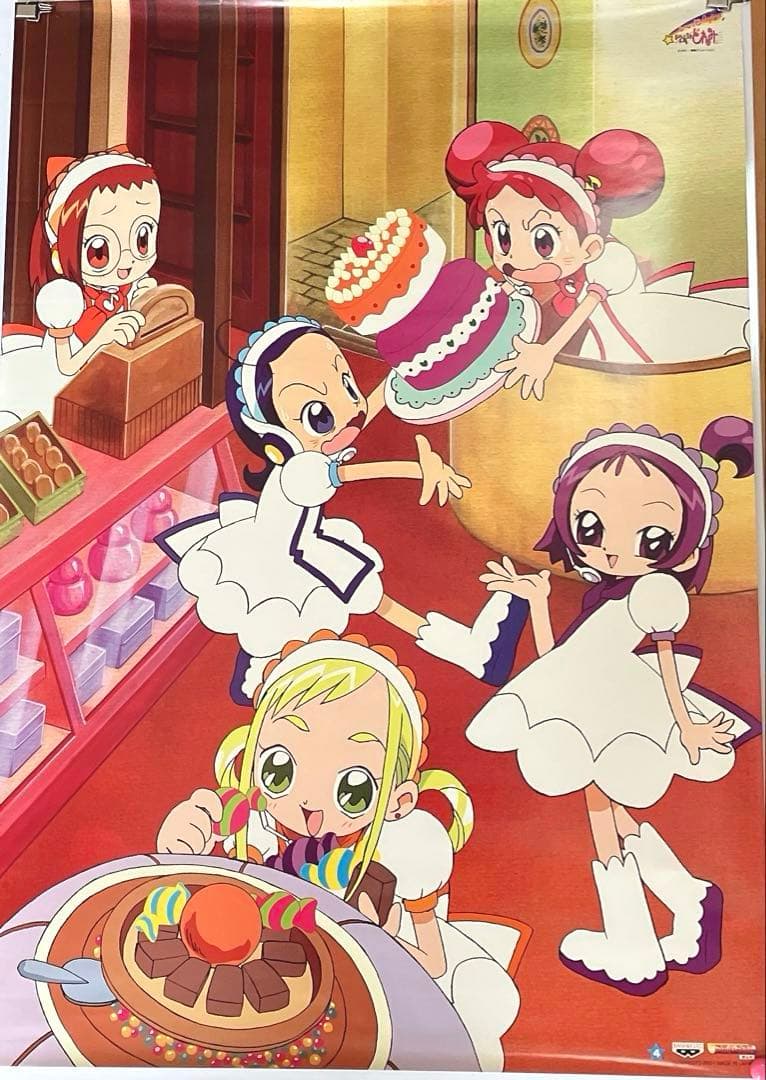 も〜っと！おジャ魔女どれみ　バンプレキャラポスター　【激レア♪】