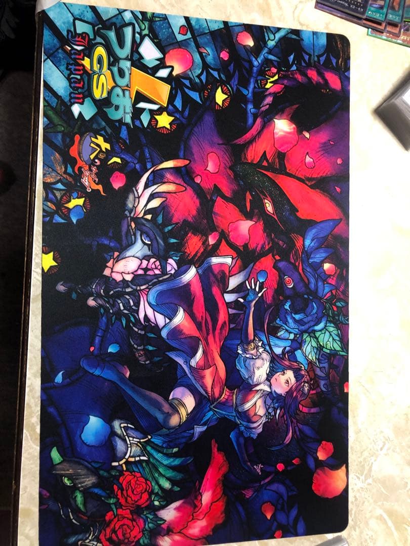 遊戯王OCG プレイマットつりおCS 十六夜アキ　ブラックローズドラゴン