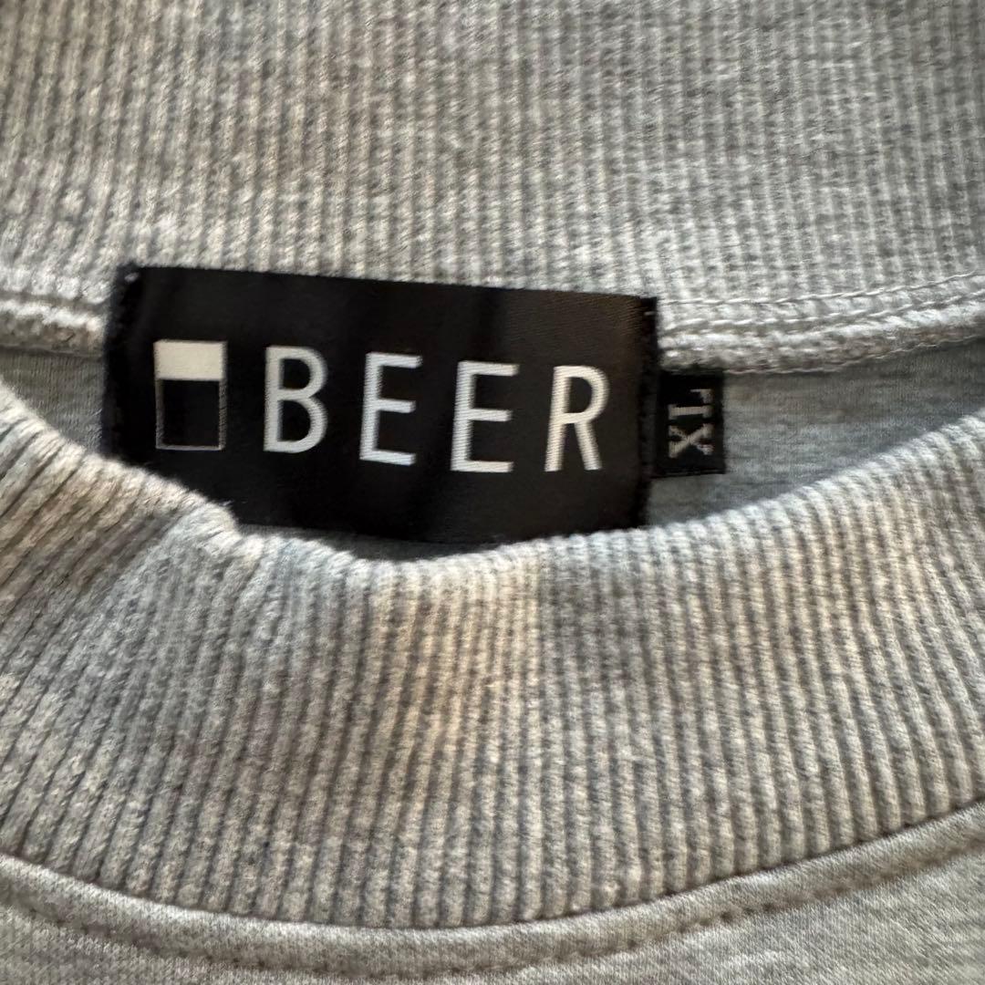 肉*丸様 BEERゴルフ モックネックプルオーバー グレー