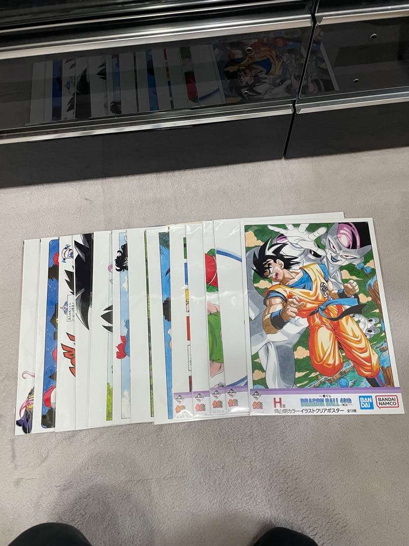ドラゴンボール 一番くじ ポスター H賞 コンプ 13種 イラストクリアポスター