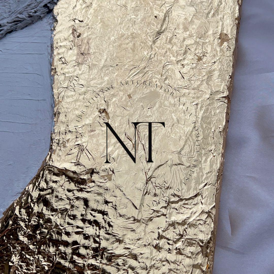 アート　絵画　インテリア海外　抽象画　モダン　ホテル　ギフト　金箔　ゴールド