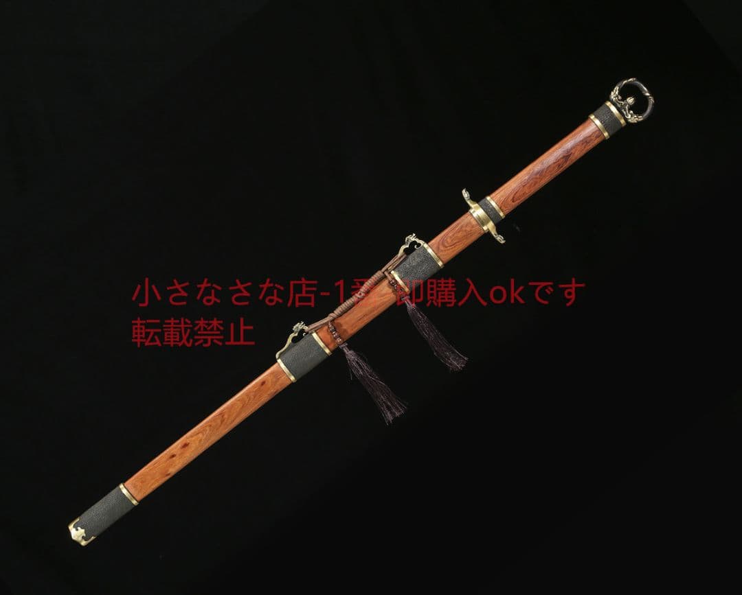 唐雲環首唐横刀百錬文紋鋼鳳尾紋 古兵器 武具 刀装具 日本刀 模造刀 居合刀