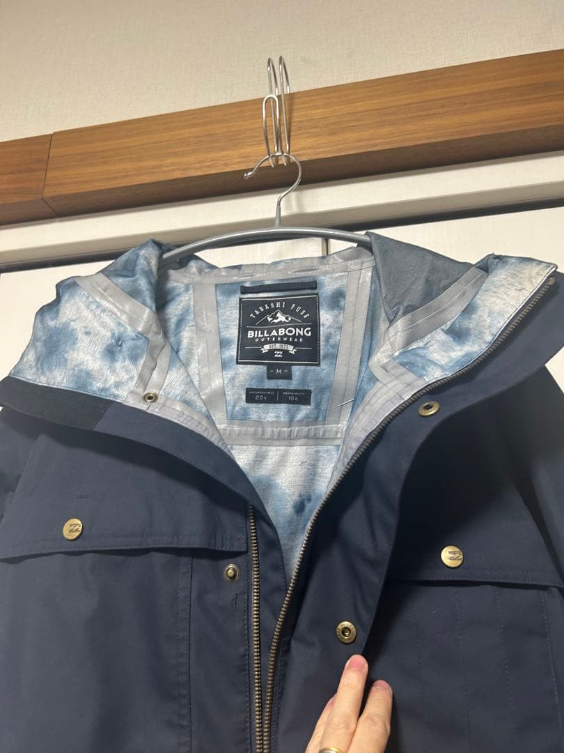 【美品】BILLABONG TADASHI FUSEMODEL ネイビー M