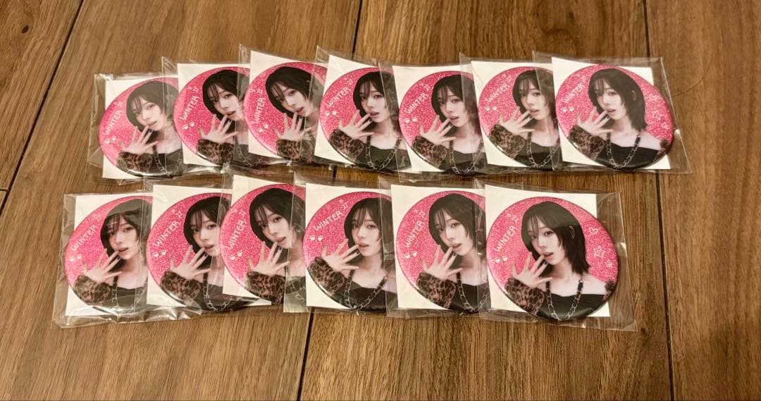 aespa ランダムトイ ウィンター 缶バッジB 13点セット