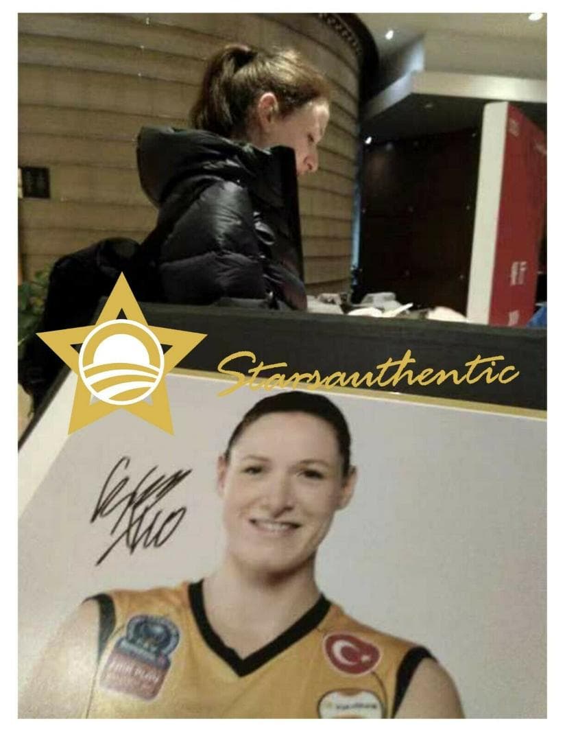 直筆サイン入り写真 ロンネケ・スローティエス バレーボール SA鑑定済