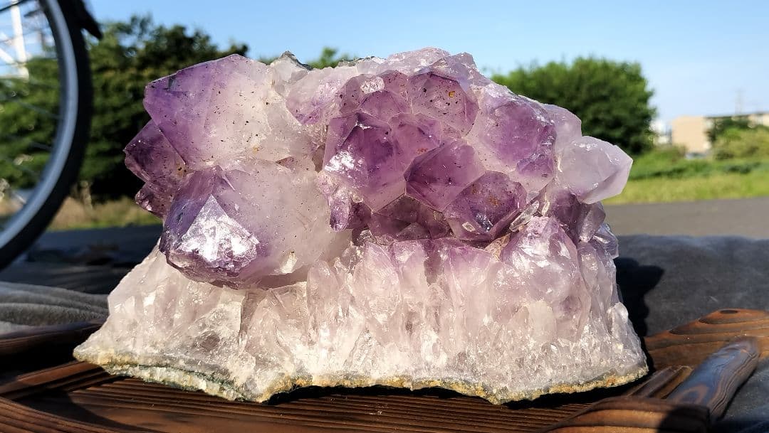 アメジスト原石結晶 重量級 特大サイズ ブラジル産 アメジスト結晶