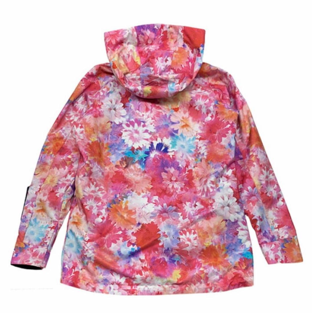 美品 原価3万 ESTIVO スノボウェア スノーボード 防水 M 花柄 ピンク