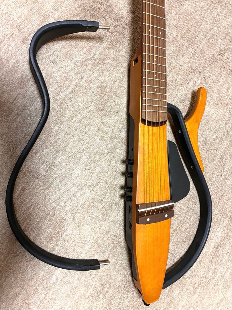 【YAMAHA SLG110S】サイレントギターセット ソフトケース付き【美品】
