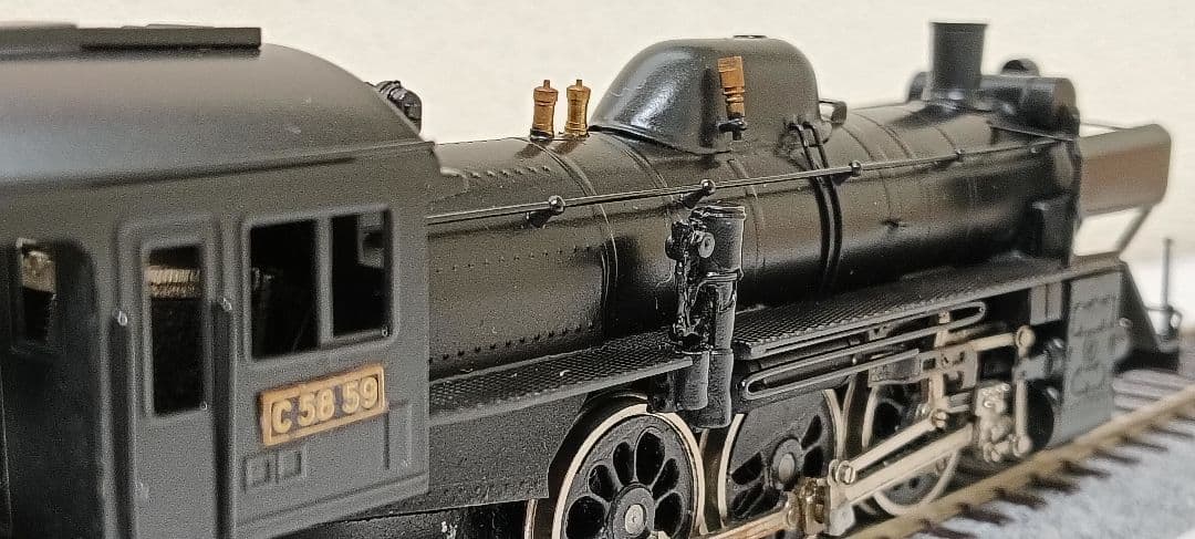 HOゲージ 宮沢模型 Ｃ58門デフ蒸気機関車、メンテナンス済