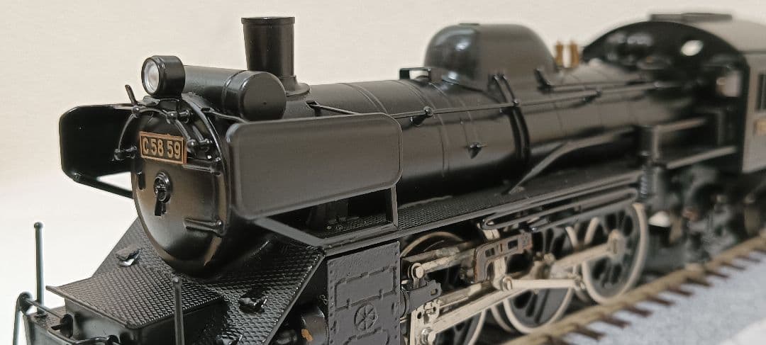 HOゲージ 宮沢模型 Ｃ58門デフ蒸気機関車、メンテナンス済
