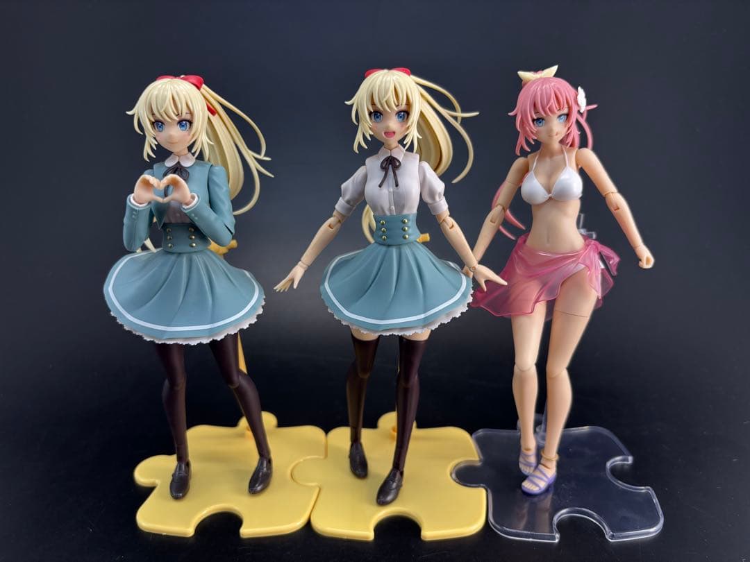 【組立済み】創彩少女庭園 佐伯 リツカ3体まとめ売り