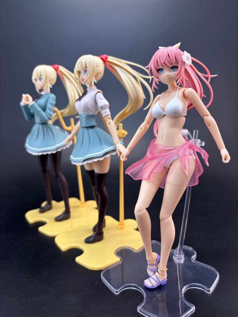 【組立済み】創彩少女庭園 佐伯 リツカ3体まとめ売り