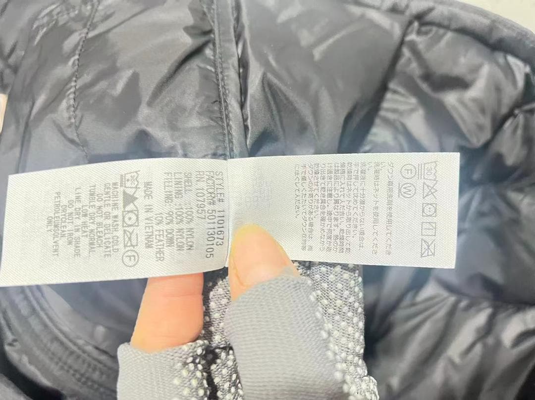 mont-bell ダウンジャケット ブラック サイズM