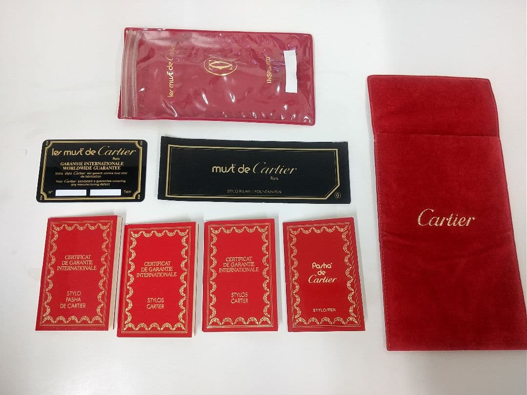 Cartier 万年筆 ゴールド